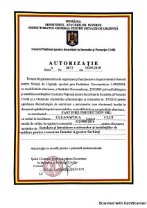 Autorizatie desfumare