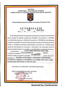 Autorizatie stingere